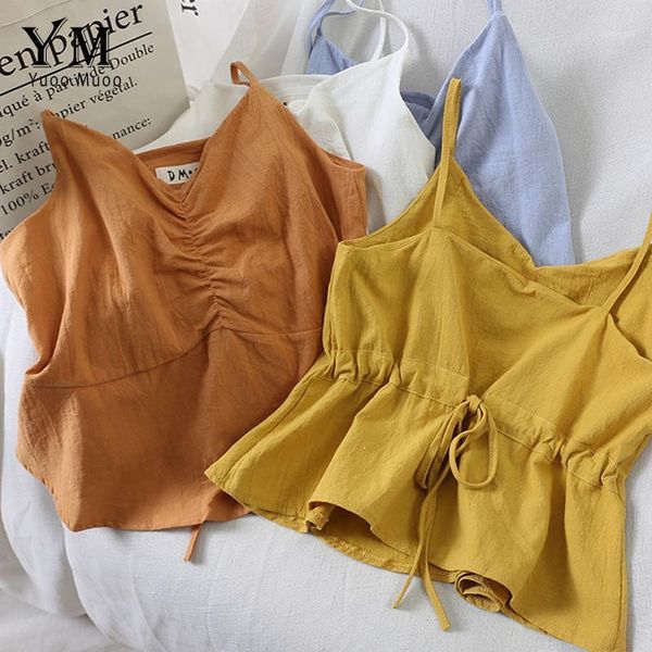 yuoomuoo design ruffle crop summer 2019 korean style v neck bandage sweet women cami female casual loose yellow1, White
yuoomuoo design ruffle crop summer 2019 korean style v neck bandage sweet women cami female casual loose yellow1, White