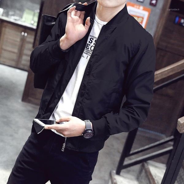 men's jackets autumn spring slim stand collar casual coats college baseball windbreaker jacket outerdoor overcoat tl07161, Black;brown
men's jackets autumn spring slim stand collar casual coats college baseball windbreaker jacket outerdoor overcoat tl07161, Black;brown