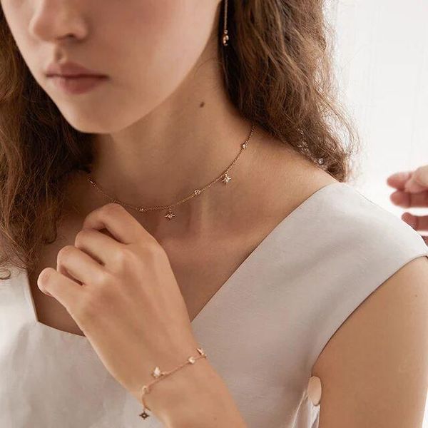 chokers women charm cz station choker necklace with mini star engagement gold silver color trendy jewelry, Golden;silver
chokers women charm cz station choker necklace with mini star engagement gold silver color trendy jewelry, Golden;silver