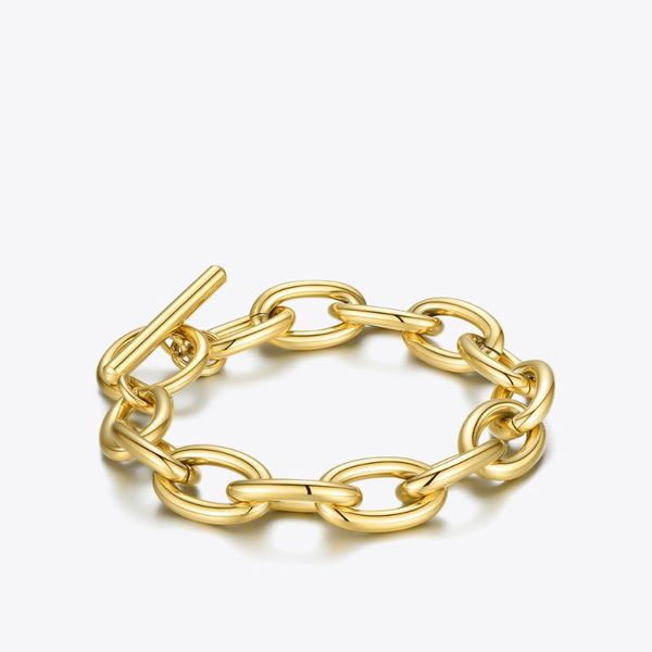 link, chain enfashion punk oval bracelets for women gold color stainless steel simple chunky bracelet 2021 fashion jewelry gifts b2187, Black
link, chain enfashion punk oval bracelets for women gold color stainless steel simple chunky bracelet 2021 fashion jewelry gifts b2187, Black