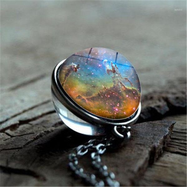 universe galaxy nebula double-sided glass ball pendant necklace time gem jewelry art picture handmade custom necklaces for women1, Silver
universe galaxy nebula double-sided glass ball pendant necklace time gem jewelry art picture handmade custom necklaces for women1, Silver