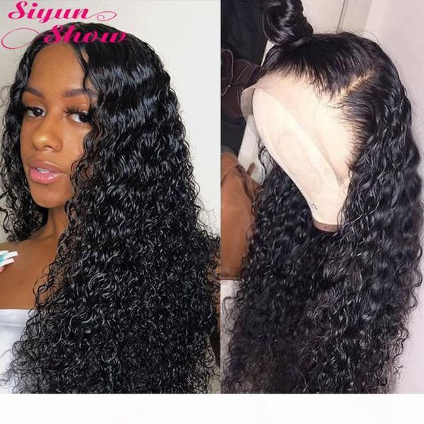 siyun show 250% peruvian water wave wig 360 lace frontal wig pre plucked curly lace front remy human hair wigs for women 10a, Black;brown
siyun show 250% peruvian water wave wig 360 lace frontal wig pre plucked curly lace front remy human hair wigs for women 10a, Black;brown