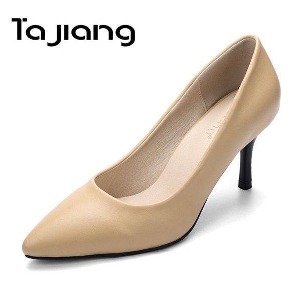 ta jiang classics spring autumn women dress pumps shoes fashion pointed toe ladies party high heels handmade shoes woman, Black
ta jiang classics spring autumn women dress pumps shoes fashion pointed toe ladies party high heels handmade shoes woman, Black