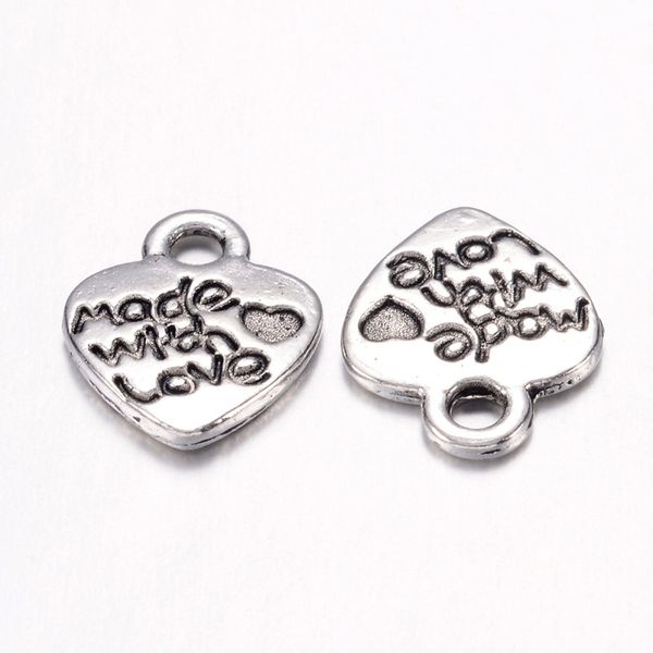 50pcs tibetan style pendants heart with made with love for valentines day antique golden cadmium & lead 12.2x10x1.8mm
50pcs tibetan style pendants heart with made with love for valentines day antique golden cadmium & lead 12.2x10x1.8mm