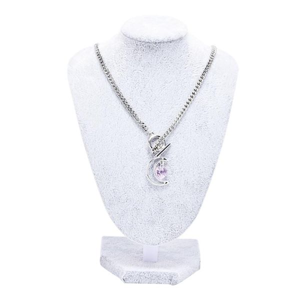 korean harajuku hollow moon heart crystal clavicle chain buckle necklace cool girl disco street sweetheart necklace jewellery, Silver
korean harajuku hollow moon heart crystal clavicle chain buckle necklace cool girl disco street sweetheart necklace jewellery, Silver