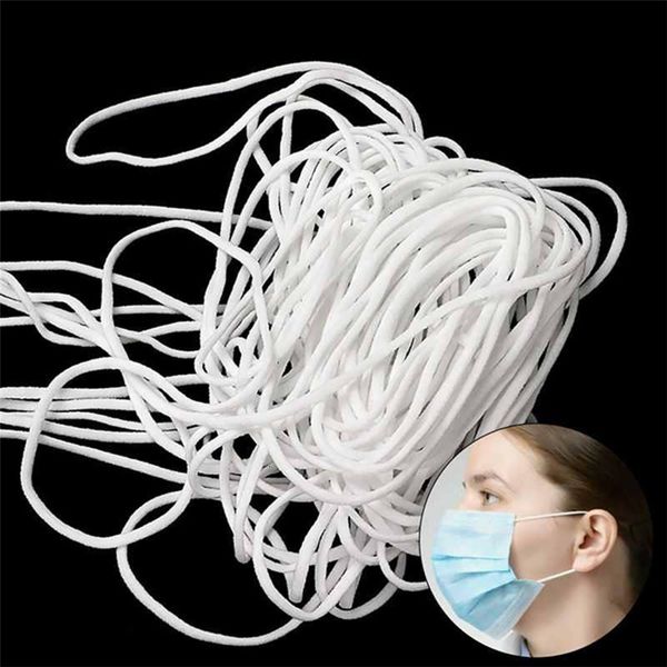 black white round band rubber 3mm ear hanging rope adjustable diy soft elastic sewing mask craft accessories
black white round band rubber 3mm ear hanging rope adjustable diy soft elastic sewing mask craft accessories
