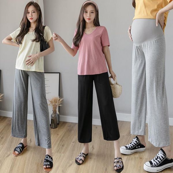 maternity bottoms 930# pants summer comfortable modal wide-legged casual loose comfy belly support elastic waist1, White
maternity bottoms 930# pants summer comfortable modal wide-legged casual loose comfy belly support elastic waist1, White