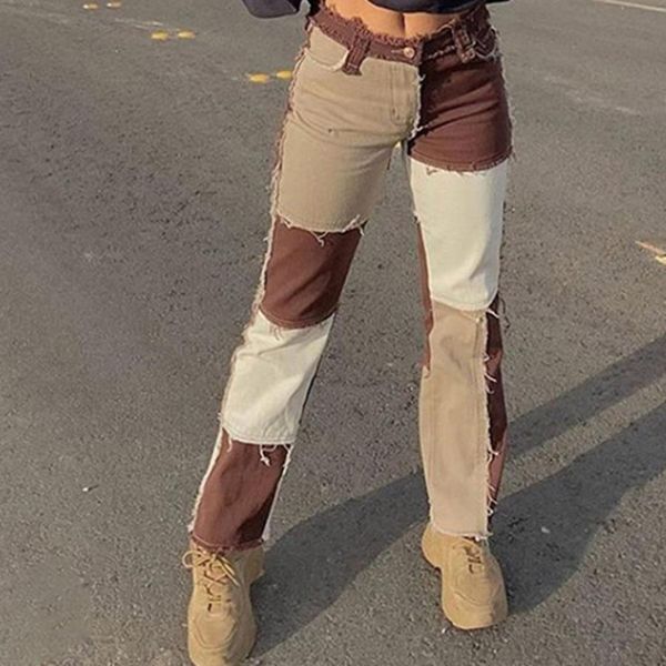 contrast distressed y2k jeans women pant preppy style chic streetwear outfits high waist straight denim trousers2020, Black;white
contrast distressed y2k jeans women pant preppy style chic streetwear outfits high waist straight denim trousers2020, Black;white