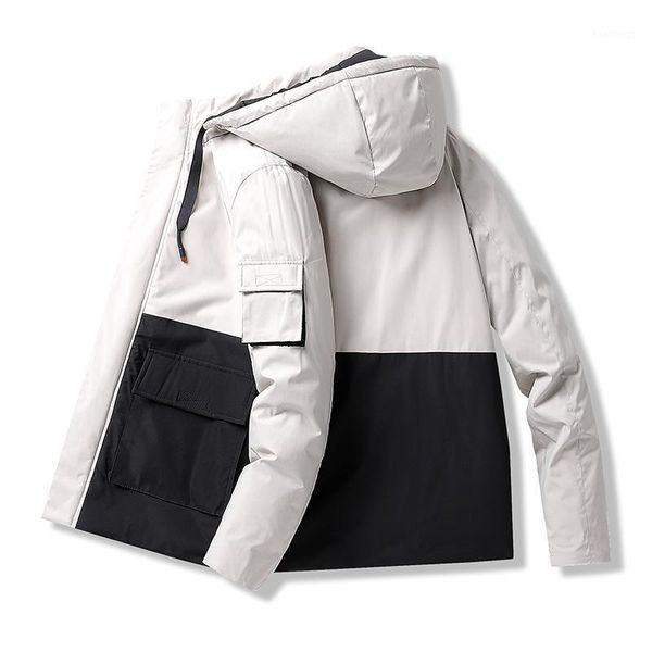m-4xl) new winter men's cotton padded clothes casual down jacket cap removed overcoat korean style fashion loose coat1, Black
m-4xl) new winter men's cotton padded clothes casual down jacket cap removed overcoat korean style fashion loose coat1, Black
