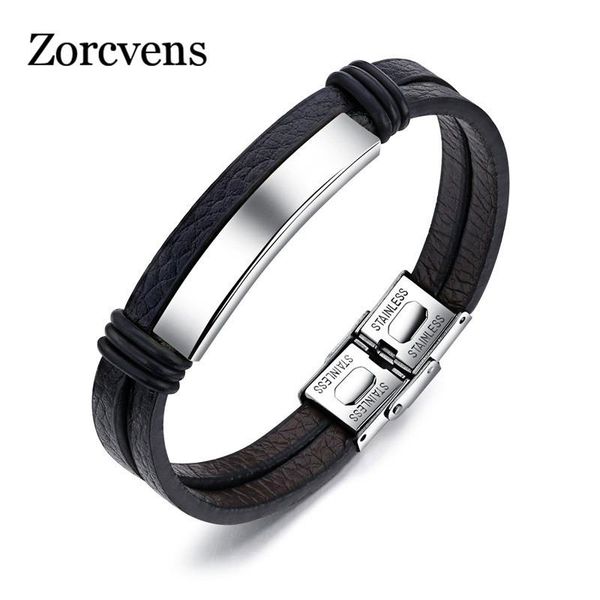 zorcvens bracelets & bangles stainless steel leather bracelet men jewelry punk men bracelet black 22cm charms fashion bangles
zorcvens bracelets & bangles stainless steel leather bracelet men jewelry punk men bracelet black 22cm charms fashion bangles