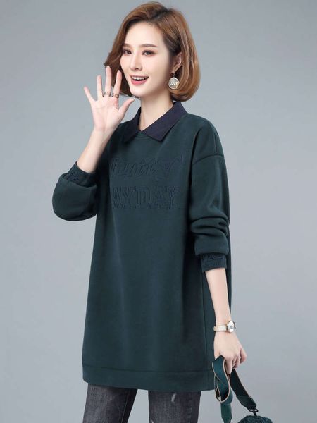 cashmere sweater women's 2020 new korean loose ins mid length thickened autumn and winter fashion jacket, Black 
cashmere sweater women's 2020 new korean loose ins mid length thickened autumn and winter fashion jacket, Black