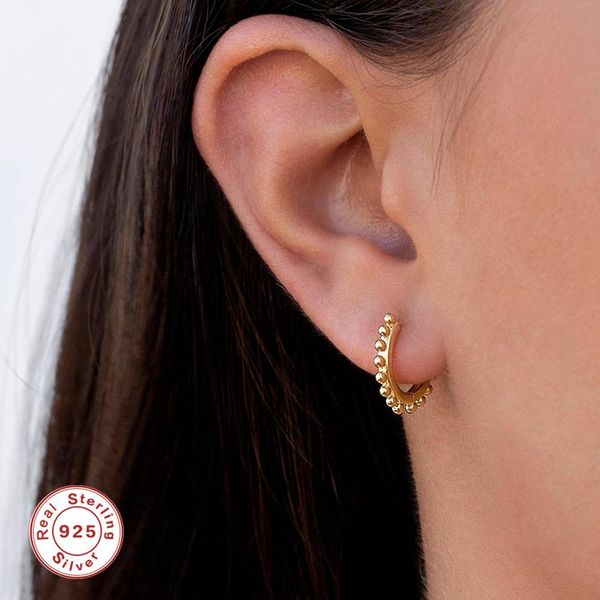 boako hoop earrings for women 925 sterling silver ins minimalist round beads all-match earrings fine jewelry kolczyki damskie, Golden;silver
boako hoop earrings for women 925 sterling silver ins minimalist round beads all-match earrings fine jewelry kolczyki damskie, Golden;silver