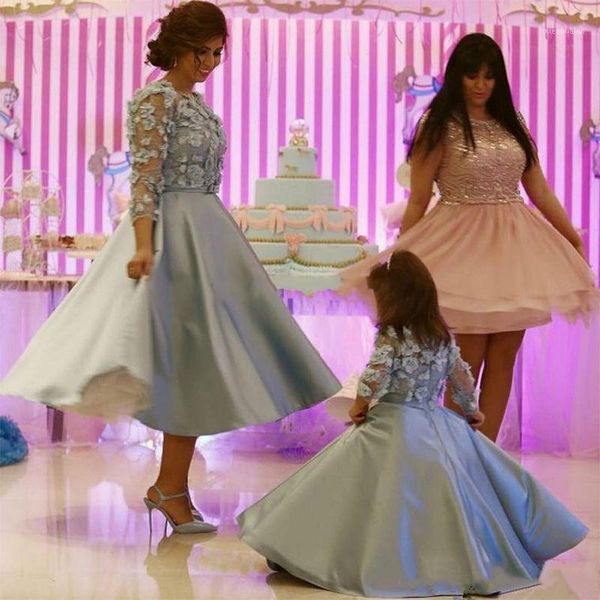 girl's dresses sky blue mother and daughter dress for special occasion floral lace long sleeve birthday party evening gowns1, Red;yellow
girl's dresses sky blue mother and daughter dress for special occasion floral lace long sleeve birthday party evening gowns1, Red;yellow
