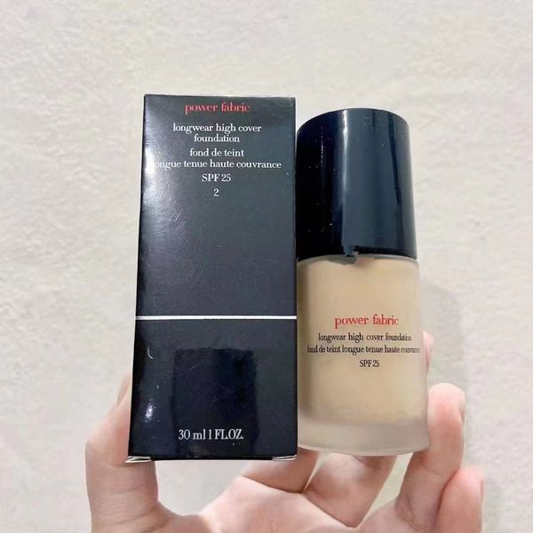 

GIORGIO Brand Face Foundation for Girl Women Longwear High Cover Make Up Power Fabric SPF25 #02 #03 Color Stock, Mixed color