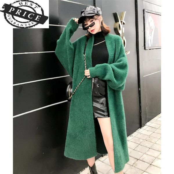 women's knits & tees jacket fur faux mink sweater autumn winter 2021 thick velvet clothes women large size loose long knit cardigan coa, White
women's knits & tees jacket fur faux mink sweater autumn winter 2021 thick velvet clothes women large size loose long knit cardigan coa, White