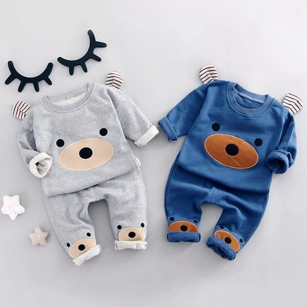 baby's sets cotton cartoon bear girls sweatshirts + casual trousers kids boys 2pcs suits infant casual tracksuits roupas de bebe y20032, White
baby's sets cotton cartoon bear girls sweatshirts + casual trousers kids boys 2pcs suits infant casual tracksuits roupas de bebe y20032, White