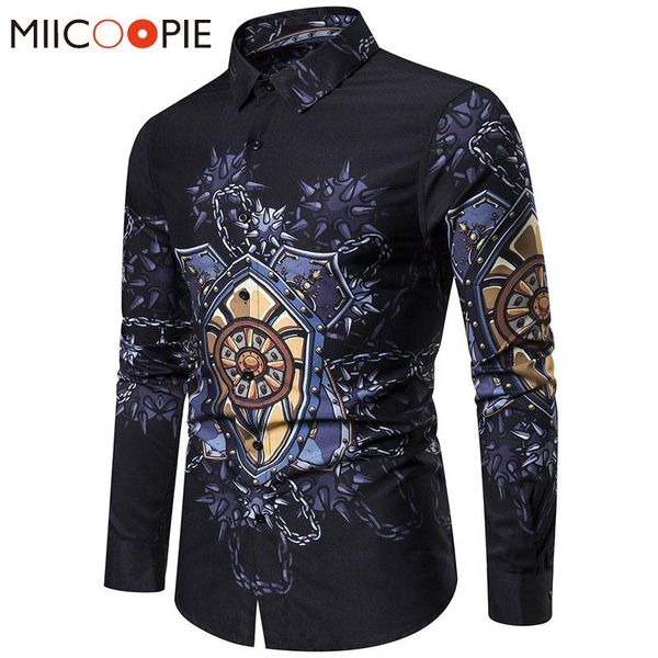 printed men shirt casual nightclub party slim fit long sleeve mens dress shirts autumn turndown collar camisas masculina, White;black
printed men shirt casual nightclub party slim fit long sleeve mens dress shirts autumn turndown collar camisas masculina, White;black