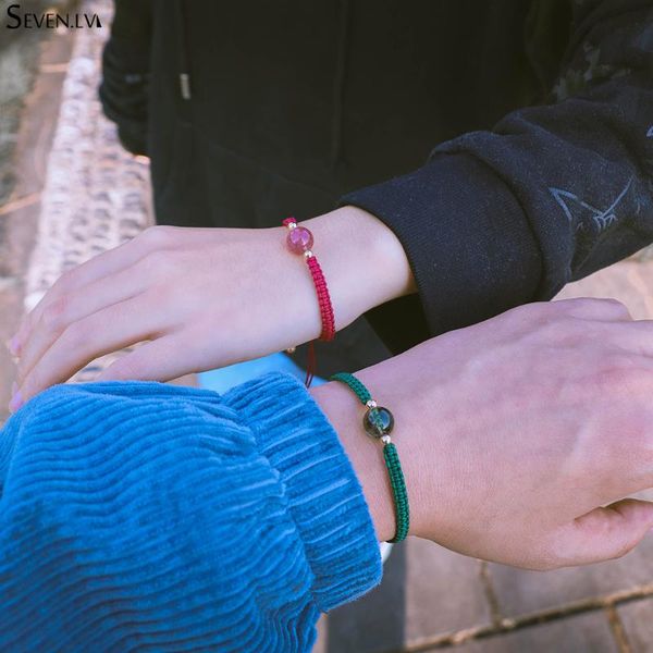 10mm natural crystal beads charming couple bracelets adjustable lucky hand woven red rope fashion jewelry gift for women and men, Golden;silver
10mm natural crystal beads charming couple bracelets adjustable lucky hand woven red rope fashion jewelry gift for women and men, Golden;silver