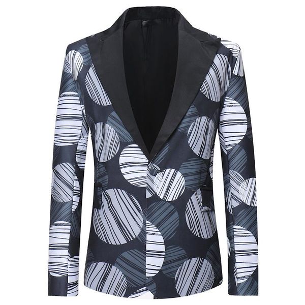 men's suits & blazers 2021 fashion men jacket slim fit print suit blazer plus size tuxedo prom male clothing business casual coat, White;black
men's suits & blazers 2021 fashion men jacket slim fit print suit blazer plus size tuxedo prom male clothing business casual coat, White;black