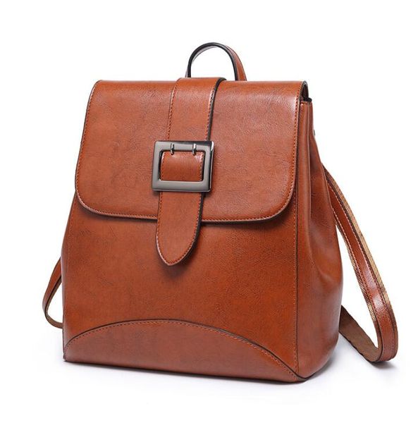 oil wax leather women's backpack new fashion casual travel bag backpack shoulder bag women bag
oil wax leather women's backpack new fashion casual travel bag backpack shoulder bag women bag