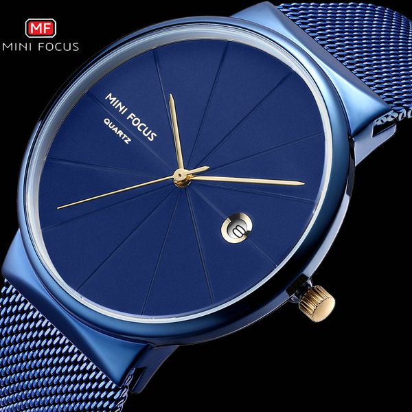minifocus fashion mens watches 2020 brand luxury dress quartz watch men ultra thin blue mesh strap auto date display clock, Slivery;brown
minifocus fashion mens watches 2020 brand luxury dress quartz watch men ultra thin blue mesh strap auto date display clock, Slivery;brown