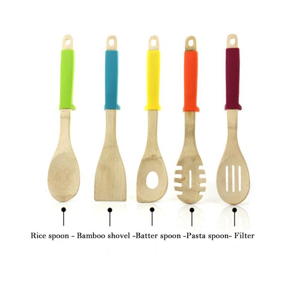 6 набор бамбуковые силиконовые деревянные ложки spatulas теплостойкие для посуды кухонные инструменты nonty cook cooking tool bbyufw
6 набор бамбуковые силиконовые деревянные ложки spatulas теплостойкие для посуды кухонные инструменты nonty cook cooking tool bbyufw