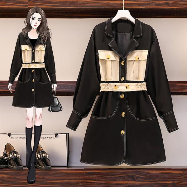 casual dresses 2021 4xl plus size clothes for women slim estidos de fiesta elegant dress female autumn style shirt, Black;gray
casual dresses 2021 4xl plus size clothes for women slim estidos de fiesta elegant dress female autumn style shirt, Black;gray