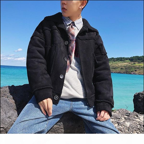 new wool winter men's jacket loose wool inner bladder warm warm cotton-padded clothes pair trend cotton-padded jacket, Black;brown
new wool winter men's jacket loose wool inner bladder warm warm cotton-padded clothes pair trend cotton-padded jacket, Black;brown