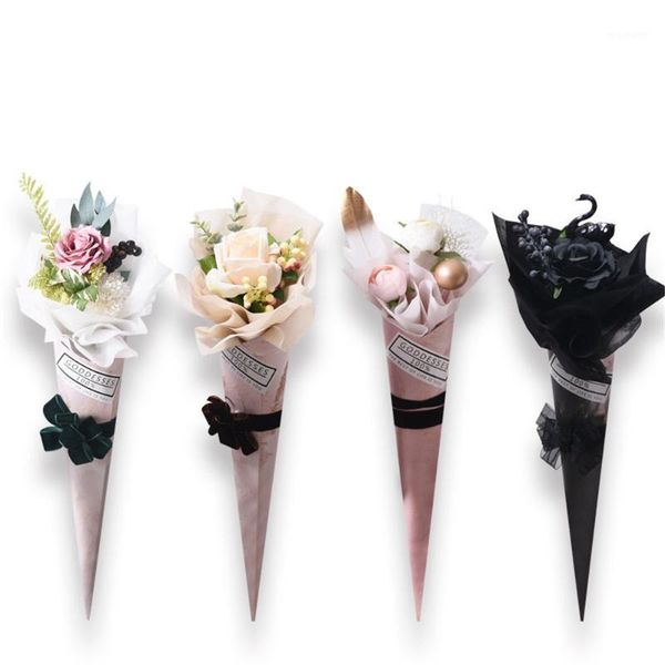 gift wrap 10pcs creative cone shape rose flower wrapping bag handmade single carrier wrapping1
gift wrap 10pcs creative cone shape rose flower wrapping bag handmade single carrier wrapping1