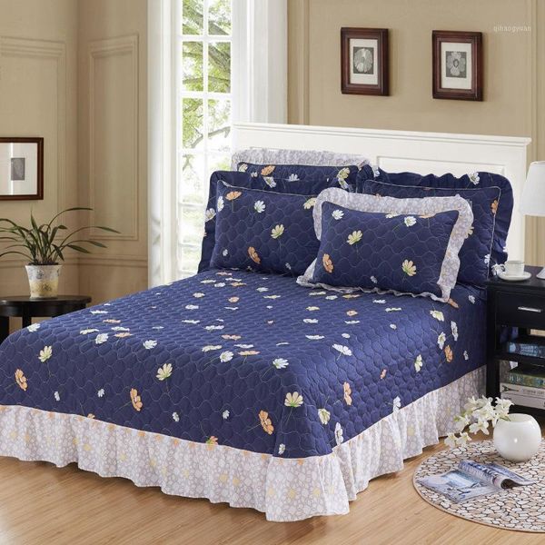 ruffles bedspread 100% cotton bed cover cotton pad dust ruffle princess lace petticoat bed linen set 3pcs/set quilted sheet1
ruffles bedspread 100% cotton bed cover cotton pad dust ruffle princess lace petticoat bed linen set 3pcs/set quilted sheet1