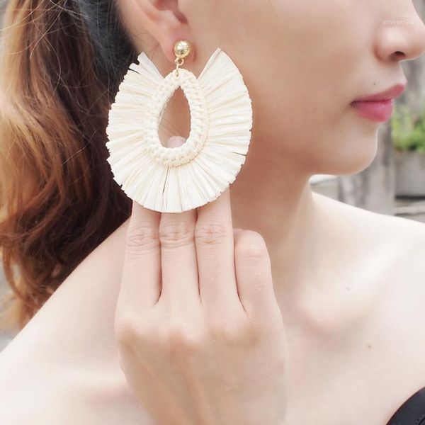 manilai straw rattan knit dangle raffia fringe earrings for women big statement tassels drop earrings fashion jewelry 20201, Silver
manilai straw rattan knit dangle raffia fringe earrings for women big statement tassels drop earrings fashion jewelry 20201, Silver