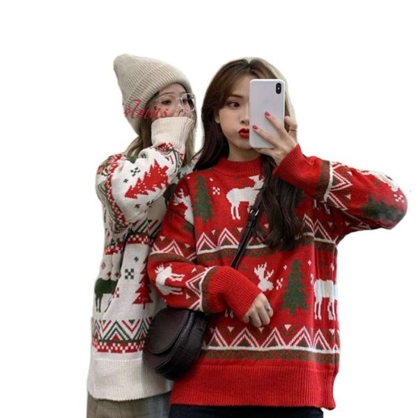 factory direct sale christmas sweaters women's knitted sweater8uy, Black