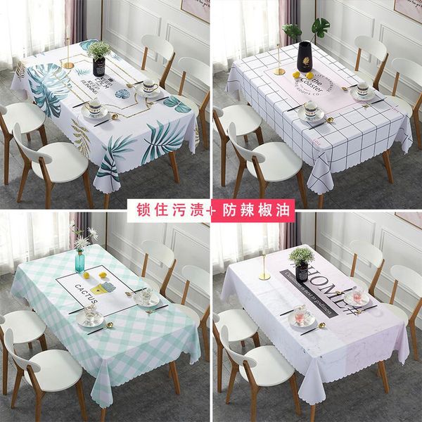 pvc tablecloth waterproof, oil proof, anti scald and non washable nordic tea cloth desk ins student plastic table mat
pvc tablecloth waterproof, oil proof, anti scald and non washable nordic tea cloth desk ins student plastic table mat