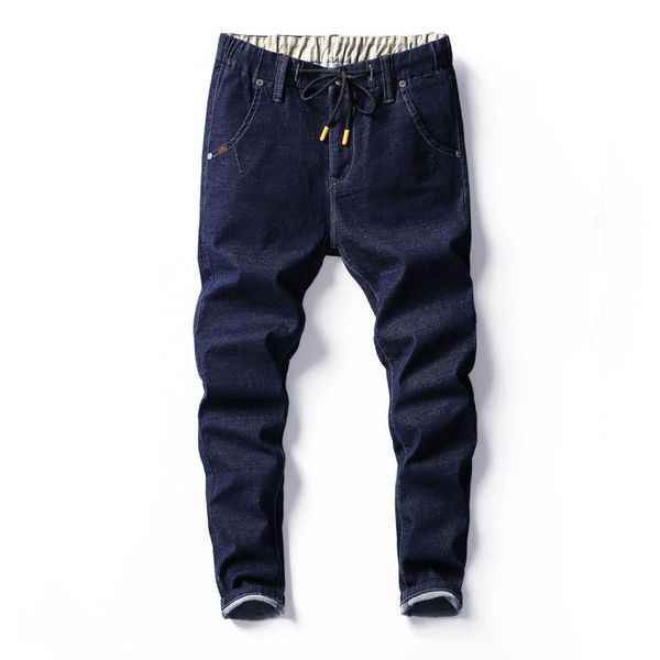 men's jeans 2021 fashion casual boutique stretch waist / drawstring design denim cowboy trousers pants, Blue
men's jeans 2021 fashion casual boutique stretch waist / drawstring design denim cowboy trousers pants, Blue