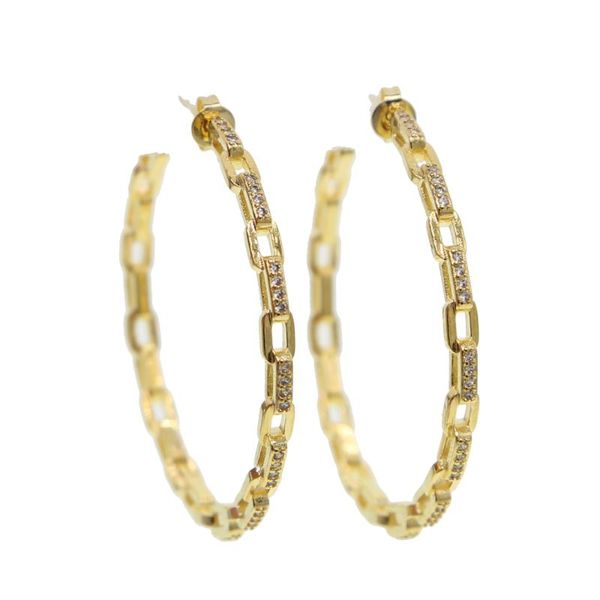 hoop & huggie 33mm big earring with clear cz paved cuban chain gorgeous luxury 2021 summer women jewelry, Golden;silver
hoop & huggie 33mm big earring with clear cz paved cuban chain gorgeous luxury 2021 summer women jewelry, Golden;silver