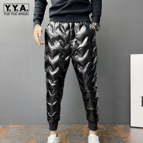 men's pants winter men fashion glossy thickening cotton harem pencil pant micro-elasticity casual drawstring pocket male streetwear, Black
men's pants winter men fashion glossy thickening cotton harem pencil pant micro-elasticity casual drawstring pocket male streetwear, Black