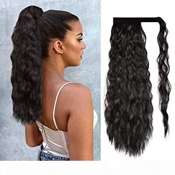 клип в ponytail wrap around extension для женщин длинные волнистые вьющиеся волосы пушистые конский хвост 18 дюймов, Black
клип в ponytail wrap around extension для женщин длинные волнистые вьющиеся волосы пушистые конский хвост 18 дюймов, Black