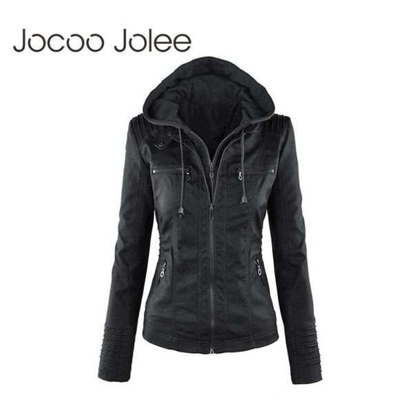 women's jackets jocoo jolee winter women casual basic coats faux leather jacket plus size ladies waterproof windproof female, Black;brown
women's jackets jocoo jolee winter women casual basic coats faux leather jacket plus size ladies waterproof windproof female, Black;brown