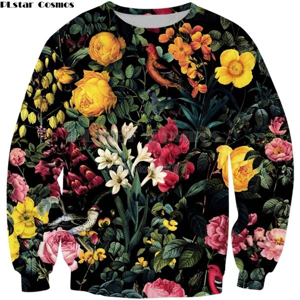 plstar cosmos new fashion sweatshirt floral and birds pattern 3d print crewneck sweatshirt mens women casual pullovers 201128, Black
plstar cosmos new fashion sweatshirt floral and birds pattern 3d print crewneck sweatshirt mens women casual pullovers 201128, Black