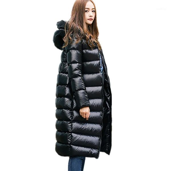 women's down & parkas winter women 90% white duck jacket thicken warm waterproof hooded female long coat casual fashion plus size overc, Black
women's down & parkas winter women 90% white duck jacket thicken warm waterproof hooded female long coat casual fashion plus size overc, Black