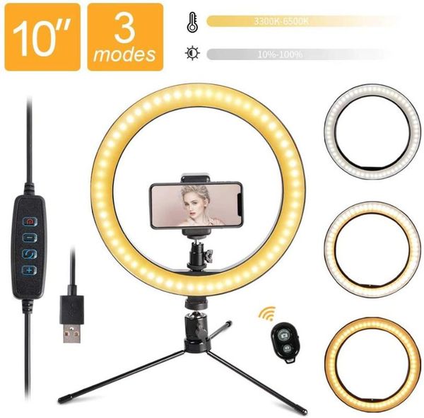 10-дюймовый светодиодный световой свет selfie с подставкой с подставкой dimmable настольный видео фотографическое освещение круглый макияж х
10-дюймовый светодиодный световой свет selfie с подставкой с подставкой dimmable настольный видео фотографическое освещение круглый макияж х