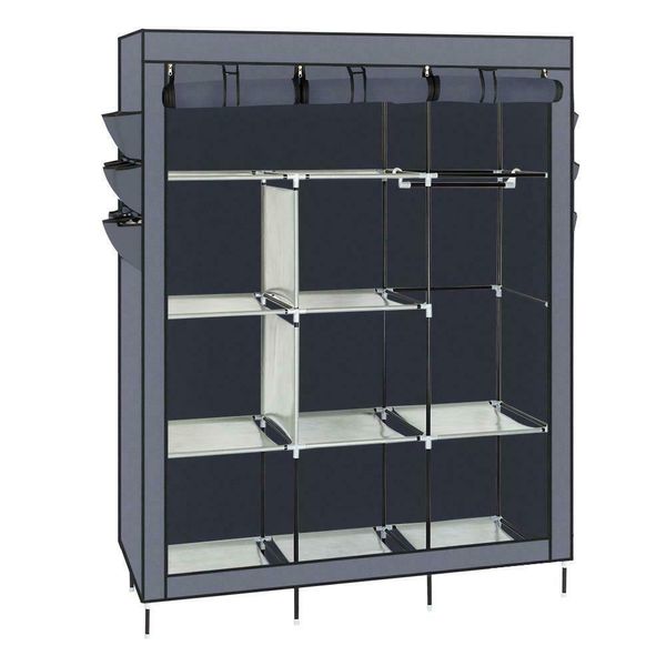 heavy duty portable closet storage organizer wardrobe clothes rack shelves gray
heavy duty portable closet storage organizer wardrobe clothes rack shelves gray