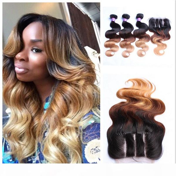 virgin indian 1b 4 27 honey blonde ombre human hair with closure 4pcs lot 3bundles indian hair weaves with body wave lace closure, Black
virgin indian 1b 4 27 honey blonde ombre human hair with closure 4pcs lot 3bundles indian hair weaves with body wave lace closure, Black