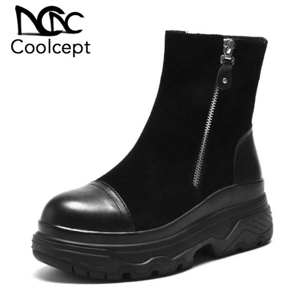 boots coolcept women black thick bottom brand real leather daily ankle high heels winter shoes footwear size 33-40
boots coolcept women black thick bottom brand real leather daily ankle high heels winter shoes footwear size 33-40
