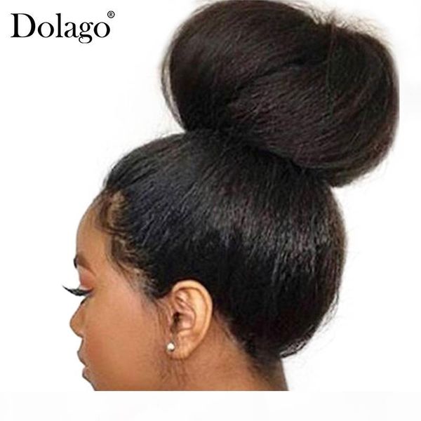 kinky straight glueless full lace wigs human hair italian yaki human hair wigs transparent fake scalp dolago kinky hair blow out, Black
kinky straight glueless full lace wigs human hair italian yaki human hair wigs transparent fake scalp dolago kinky hair blow out, Black