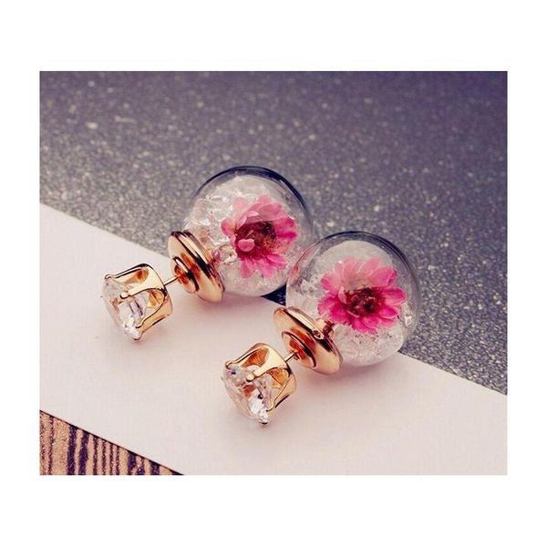 new cute glass ball rhinestone flower stud earrings women's elegant earrings gift wholesale ship fkmbs, Golden;silver
new cute glass ball rhinestone flower stud earrings women's elegant earrings gift wholesale ship fkmbs, Golden;silver