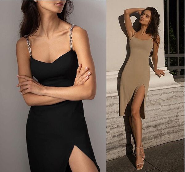 evening casual dress office work dresses girls beyouare elegant womens metal chain strapless sleeveless solid split knee-length female bodyc, White;black
evening casual dress office work dresses girls beyouare elegant womens metal chain strapless sleeveless solid split knee-length female bodyc, White;black