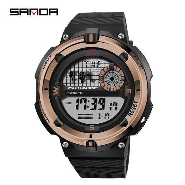 sanda electronics спортивные мужские часы водонепроницаемые светодиодные цифровые часы мода повседневная мужские часы timing часы relogio ma, Silver
sanda electronics спортивные мужские часы водонепроницаемые светодиодные цифровые часы мода повседневная мужские часы timing часы relogio ma, Silver
