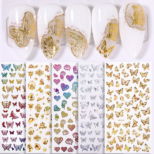 1 sheet butterfly 3d stickers gold transfer decals colorful stickers for nails heart flower slider decal accessory, Black
1 sheet butterfly 3d stickers gold transfer decals colorful stickers for nails heart flower slider decal accessory, Black