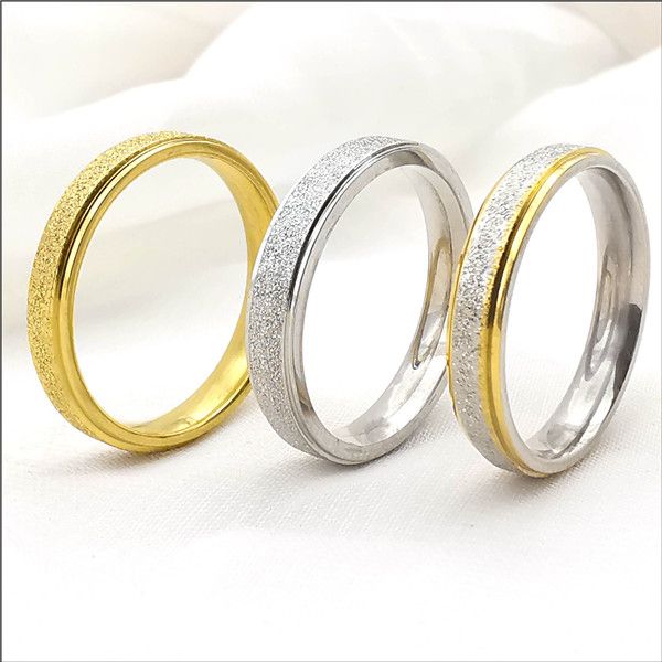 popular stainless steel gilded frosted ring punk ring for men and women general jewelry valentine's day gift, Silver
popular stainless steel gilded frosted ring punk ring for men and women general jewelry valentine's day gift, Silver